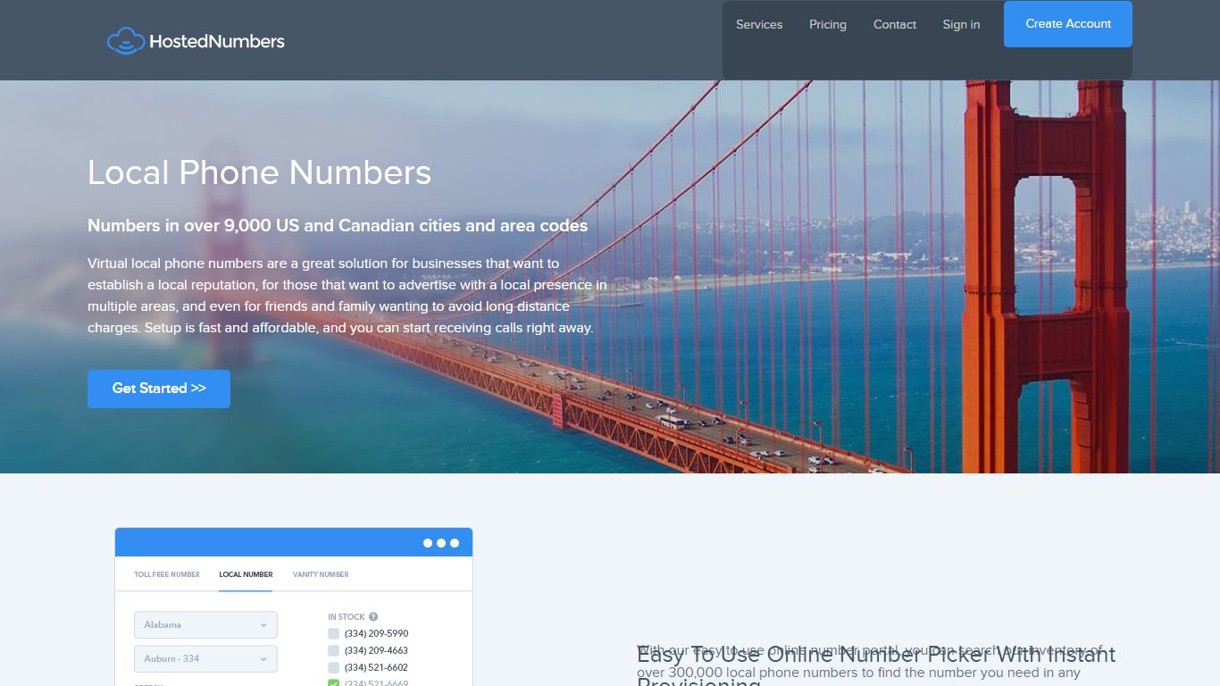 Local Phone Numbers: Cheap Local Phone Service - HostedNumbers